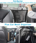 Waterproof Backseat Dog Car Seat Cover Nonslip Protector For Cars Trucks SUVs Beige With Free Dog Barrier And Mesh Organizer Universal Fit