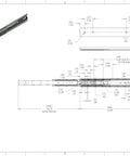 Beefy 16 Inch Heavy Duty 250 Lb Steel Drawer Slides Three Quarter Inch Wide Full Extension With Over Travel Side Mount Ball Bearing Rails For Smooth Glide And Quiet Operation Easy Install Quick Release technical drawing