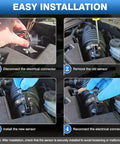 Heavy Duty Mass Air Flow Sensor Meter Replacement 22680 7S000 installation steps for Nissan and Infiniti vehicles.