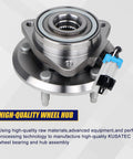 2 Pack Front Wheel Hub Bearing Assembly Compatible With 2007 2009 Chevy Equinox, 2007 2009 Pontiac Torrent, Suzuki XL-7