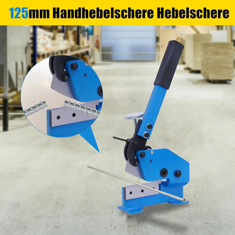 Heavy Duty Manual Metal Shear With Beefed Up Handle And Quick Adjust Clamp For Chomping Through Quarter Inch Steel Plate Round Bar And Flat Stock Legit Garage Workhorse Zero Plug Setup Rigged Tough For Real Builders And Backyard Shops Nationwide