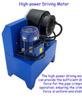 IntsuPimai 4Kw Electric Hydraulic Hose Crimper with 14 Dies, featuring high-power motor for reliable crimping stability.
