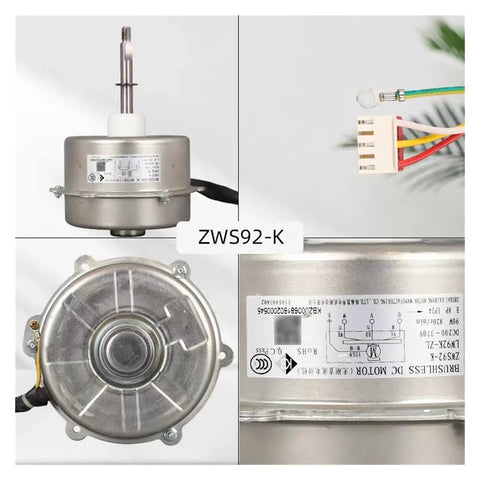 Compatible With Variable Frequency Inverter Air Conditioner DC Brushless External Motor Iron Shell Details