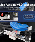 Hassle Free Automatic Copper Tube Bending Machine showing quick assembly features and adjustable settings for precise bends.