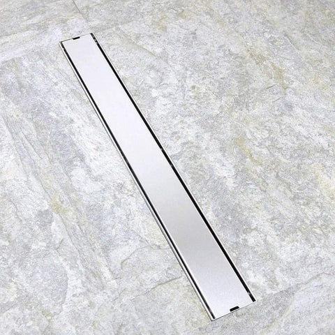 Heavy Duty Stainless Steel Floor Drain Tile Insert Square Style With Easy Snap Hair Catcher keeps your shower and sink totally clog free, smooth finish on tiled floor.