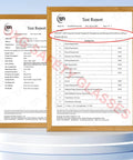 No Sweat Anti Fog Safety Glasses With ANSI Z87 Toughened Lenses UV400 Anti Scratch side view test report highlighting compliance.
