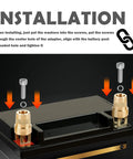 Installation guide for Two Pack Heavy Duty Solid Brass Car Battery Terminal Adapters Convert Side Posts To Top Mount For 12V Auto Batteries With Hardware.