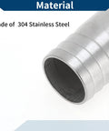 304 stainless hose barb fittings made of durable stainless steel