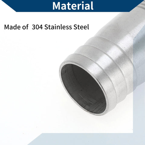304 stainless hose barb fittings made of durable stainless steel