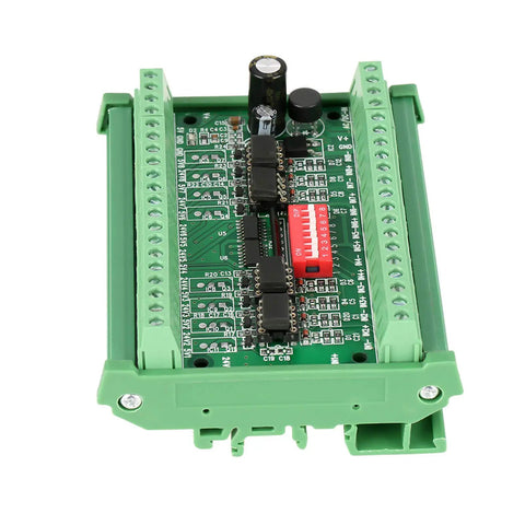 Eight Channel NPN And PNP To NPN Logic Level Converter Module For 5V And 24V Signals Pro Grade Voltage Translator with green casing
