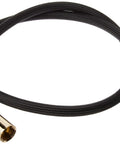 Perrin And Rowe Sidespray Hose Model 9.28426IB, Black Nylon 47 Inch Hose with Inca Brass Finish, shown coiled on white background.