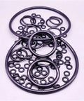 Pro Grade Nitrile O Ring Seal Gasket Kit DIY Friendly Assorted Sizes From 5mm To 420mm For Plumbing Automotive Industrial Equipment 1 To 10 Pieces Great For Sealing Leaks And DIY Projects. Black nitrile O-rings assorted sizes