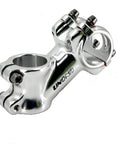 Retro Silver 31.8mm Mountain Bike Stem 70mm 35 Degree Riser Handlebar Stem For MTB Road Bike BMX Lightweight Short Stem
