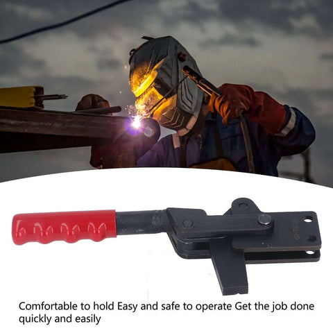 Beefy Heavy Duty Vertical Toggle Clamp 700kg Capacity for automotive inspection with ergonomic handle and durable build