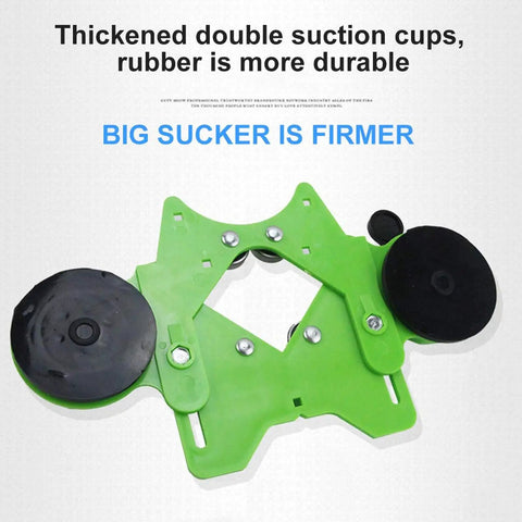 Top Quality 15 Piece Hole Saw Kit With Secure Double Suction Cups For Drilling Ceramic Marble And Glass Safely Without Slipping Using Integrated Steel Bits Plated For Durability Up To 50Mm Size, double suction cups