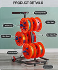 Heavy Duty Wire Spool Rack With Wheels For Electrical Wires And Conduit Dispenser Built For On The Go Access And Quick Replenishment