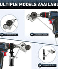 Pro Grade Heavy Duty Metal Nibbler Drill Attachment for various drill models