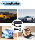 Heavy Duty 120W AC To DC Converter Plug And Play 12V Cigarette Lighter Adapter in use with cars and laptops