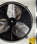 Fan and duct in Indoor Outdoor Triple Duct Mobile Spot Cooler 22,184 BTU Industrial Grade With Oscillating Function R410A