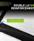 Close-up of double layer reinforcement on Transparent EV Charger Port Cover With Secure Adhesive Lid, waterproof and durable.