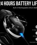 Bluetooth Hearing Protection Earmuffs With Rechargeable Battery NRR 25 Decibels Noise Canceling For Snow Blowing Mowing And Construction