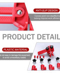 Neferta 9-piece red plastic car camshaft timing gear locking tool set with anti-slip clips for most models.