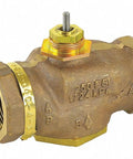 Two Way Globe Valve Body With NPT Threaded Straight Pipe Connection And Stainless Steel Plug For Hella Accurate Flow Control Plus Dead Serious Shutoff Sealing And Rock Solid Performance, brass valve, 250 PSI.