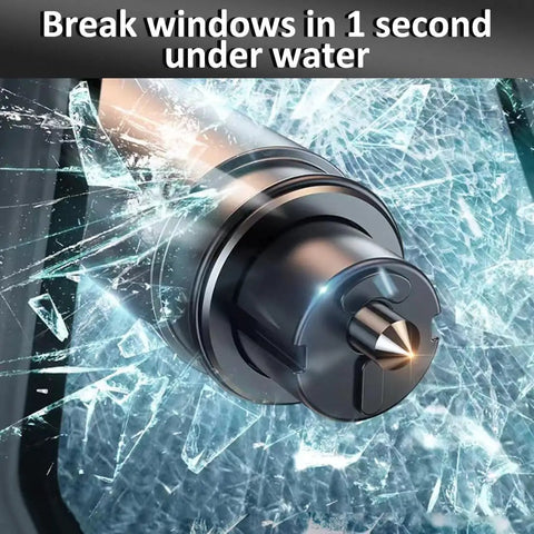 Legit Car Emergency Escape Kit Packing Badass Tungsten Steel Glass Breaker And Rapid Release Seatbelt Cutter For Instant Smash Through Windshields And Rain Or Shine Deployment Pack Of Three
