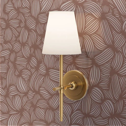 Total Room Glow Up Neutral Brown Silver Metallic Wallpaper With Eco Friendly Fibrous Texture And Shimmer Finish Made In Usa Paste The Wall Covering Modern Home Decor with wall sconce.