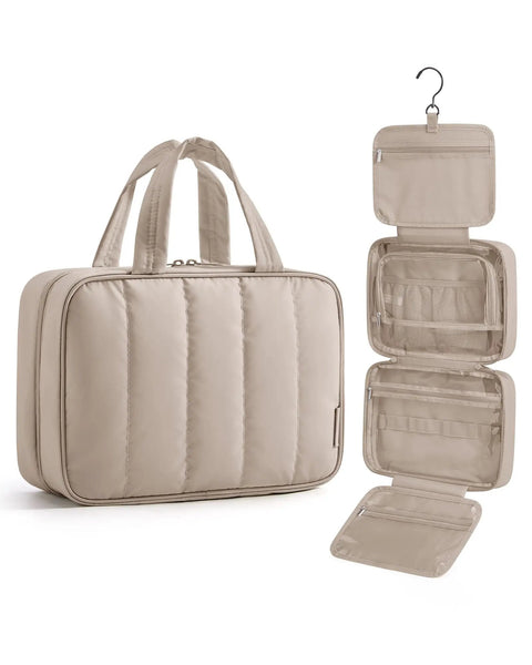 Travel Toiletry Bag For Women With Hanging Hook ✓