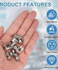 Rotatable Universal Steering Shaft 6mm To 4mm Inner Diameter U Joint Coupler Set For RC Cars Robots And Model Motors Includes M4 Screws And Spanner Beefed Up Upgrade Kit, steel coupler in hand