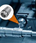 ER11 Spring Collet Chuck 8mm Precision Router Collet 65Mn Steel installed in CNC milling machine for precise tool grip