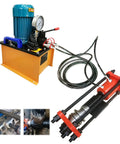 Intersumai 150 Ton Hydraulic Track Pin Press Machine For Heavy Equipment with pure copper motor and hydraulic hoses.