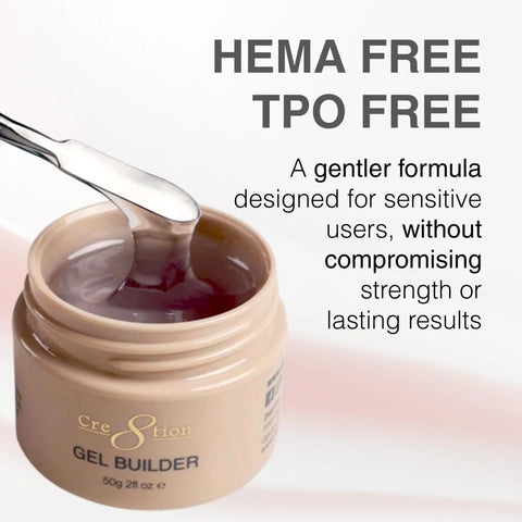 Overlay Builder Gel In A Jar Clear Low Heat Self Leveling Nail Extension Gel for Overlays and Apex Structure Hema Free TPO Free