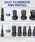 Be Your Own Mechanic With This 12 Piece Motorcycle Bearing Puller Kit For Blind Bearings And Slide Hammer Two Jaw Puller Set parts view