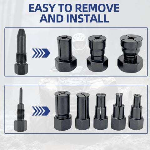 Be Your Own Mechanic With This 12 Piece Motorcycle Bearing Puller Kit For Blind Bearings And Slide Hammer Two Jaw Puller Set parts view