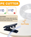 Clear PU Air Hose Kit For Your Shop Or Garage One Quarter Inch Inner Diameter Six Millimeter Outer Diameter Flexible Tubing