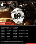 Front Wheel Bearing And Hub Assembly 5-Lug Fit For Subaru Forester 2014-2018, Impreza 2014-2019, Crosstrek 2016-2021, XV Crosstrek 2014-2015