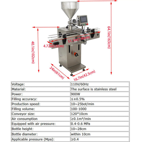 Heavy Duty Automatic Paste And Liquid Filling Machine With Solid Servo Pneumatic Drive And Long Conveyor Belt Built Like A Tank For Gooey Sauces Honey Milk And Thick Blends With No Sweat One Hundred To One Thousand Ml Range with stainless steel construction.