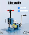 Heavy Duty Ring And Bracelet Bender Press Machine 2 In 1 Jewelry Forming Tool with adjustable brake and steel construction