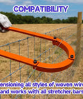 Heavy Duty Fence Fixer For Barbed Wire And Livestock Fencing Quick No Nonsense Manual Repair Tool tensioning wire on farm