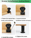 Screw installation instructions for Adjustable Gold Furniture Leveling Feet With Universal Screwless Twist Design For Wobbly Tables Beds And Couches Hassle Free Zero Drilling Solid Floor Savers Quick Renter Upgrade 72 To 110 Cm Span.