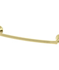 Rhen 18 Inch Towel Bar In Brushed Gold Modern Bathroom Accessory With Concealed Screws For Sleek Gap Free Look Secure Mounting Posts