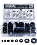 180 Pcs Rubber Grommets Kit In Eight Sizes For DIY Auto Wiring And Cable Protection Drill Hole Sizes From 1/4 to 1 Inch