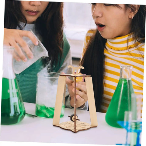 Stem Building Kit For 3D Compass Project Educational Science DIY Wood Craft Kit For Kids And Teens with students experimenting in class