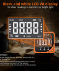 Heavy Duty Digital Angle Finder Torpedo Level Featuring A Dead On Magnetic Mount Plus Super Precise Zero To Ninety Degree Readings for clear LCD display