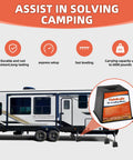 Stackable Rv Leveling Blocks Set Of 4 6000 Lbs Badass Load Rating Polypropylene Camper Jack Wedge with features and RV.