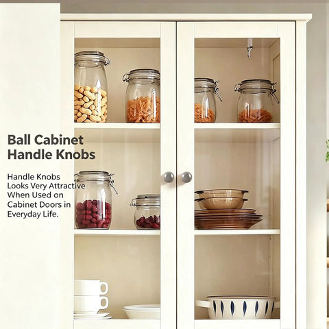 Slick Gray Ceramic Drawer Pulls 10 Pack Round Single Hole Cabinet Knobs For Kitchen Or Pantry Offers Super Quick Swaps And A Heavy Duty Smooth Handle That Makes Every Space Level Up Fast on kitchen cabinet with jars