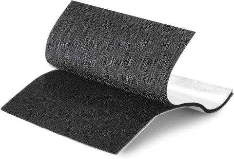 Foolproof Slap On Fabric Tape 24 Inches Long By Three Quarters Wide strong adhesive roll showing black fabric surface for repairs.