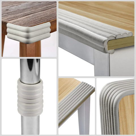 High Density NBR Foam Baby Proofing Edge Protectors With Super Sticky Pre Taped Adhesive for sharp corners on tables and furniture.